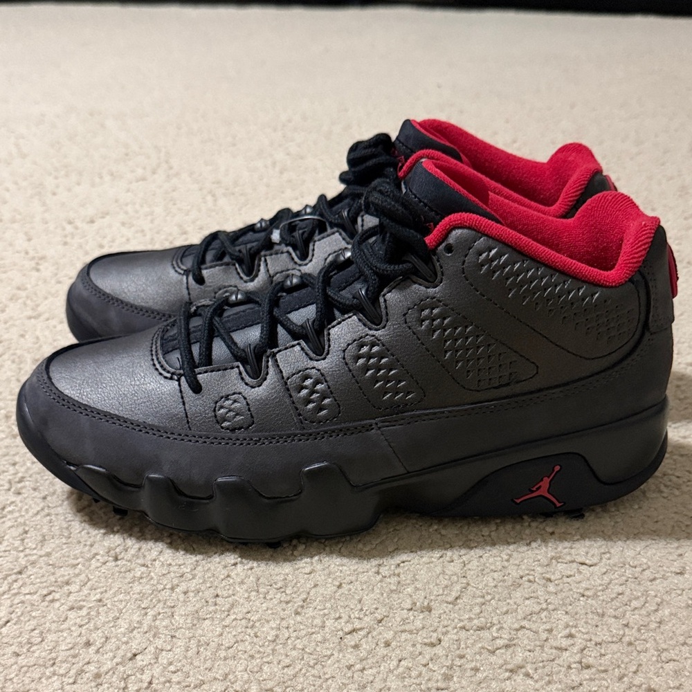 Nike Men’s Size 8 Air Jordan 9 Low Golf Shoes Spikes Sneakers FJ5934-002 NEW
